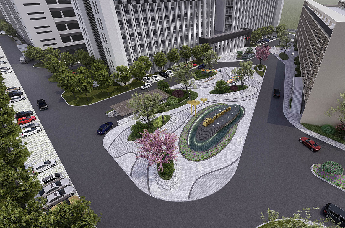 光輝智能產業園景觀設計圖9